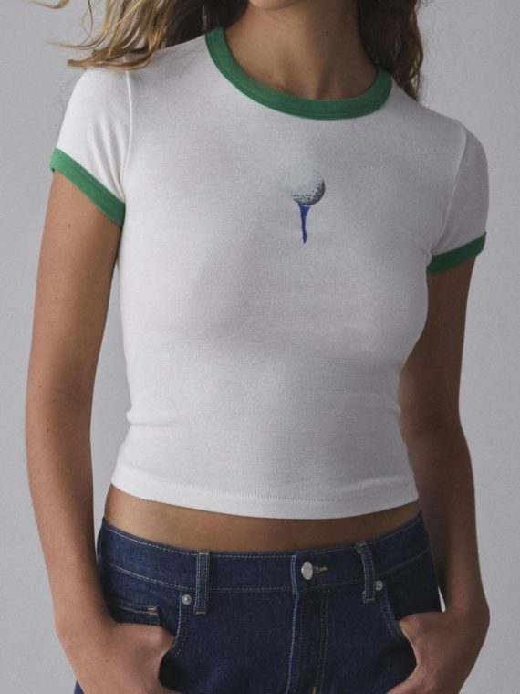 Graphic Round Neck Short Sleeve T-Shirt - Image 12