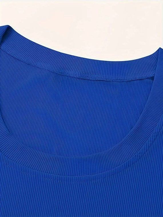 Scoop Neck Short Sleeve T-Shirt - Image 6